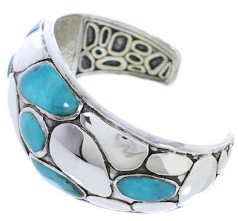 Sterling Silver Southwest Jewelry Turquoise Cuff Bracelet MX27076